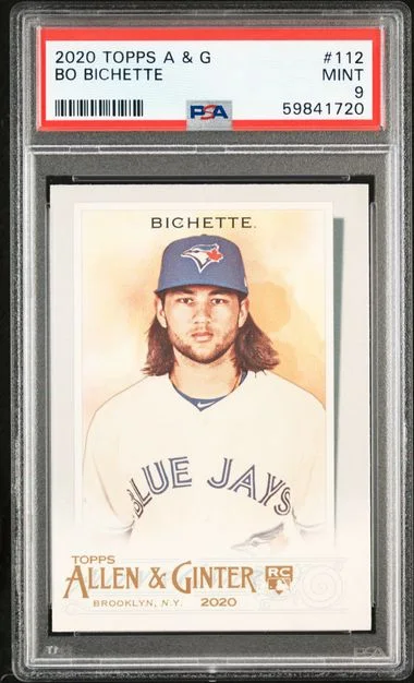 2020 Topps Allen & Ginter Bo Bichette Mini A & G Back #112 card image