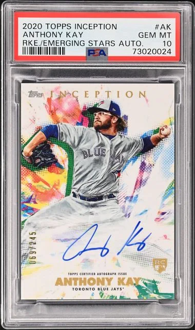 2020 Topps Anthony Kay Inception Rookies & Emerging Stars Autographs #AK card image