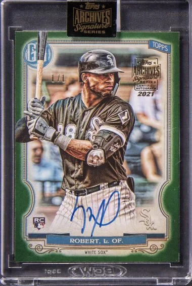 2020 Topps Archives Signature Series Luis Robert Gypsy Queen #122 card image