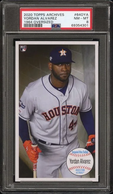 2020 Topps Archives Yordan Alvarez 1964 Topps Oversized #64O-YA card image