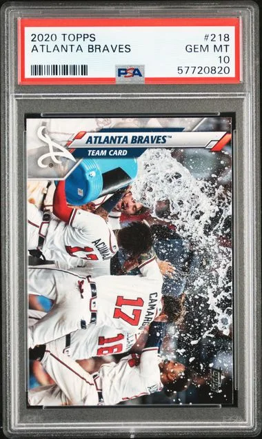 2020 Topps Atlanta Braves #218 card image