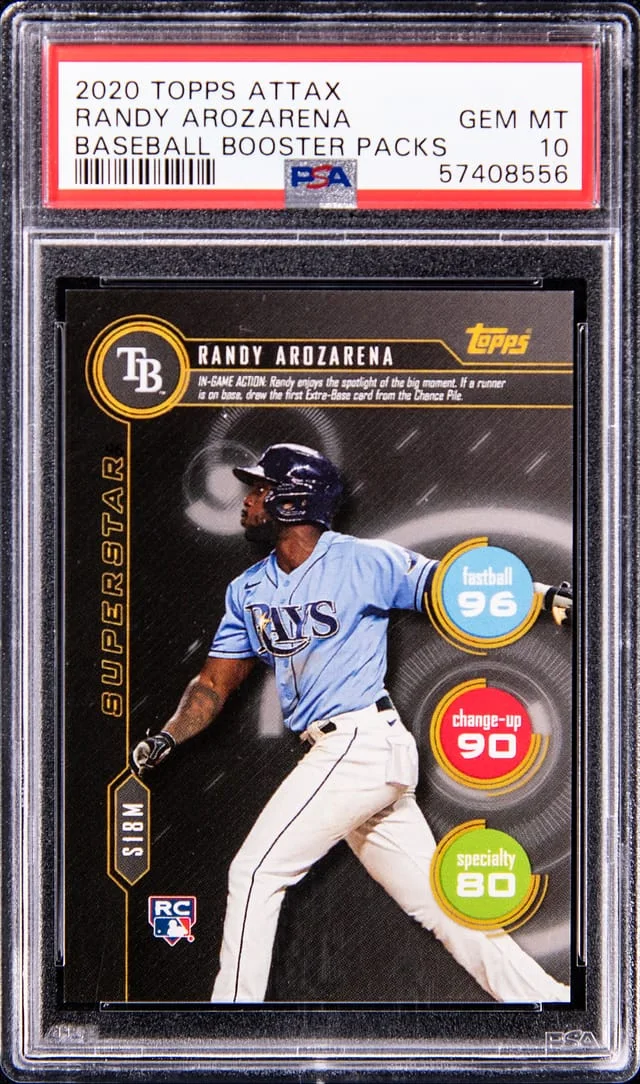 2020 Topps Attax Baseball Booster Packs Randy Arozarena #no-number card image
