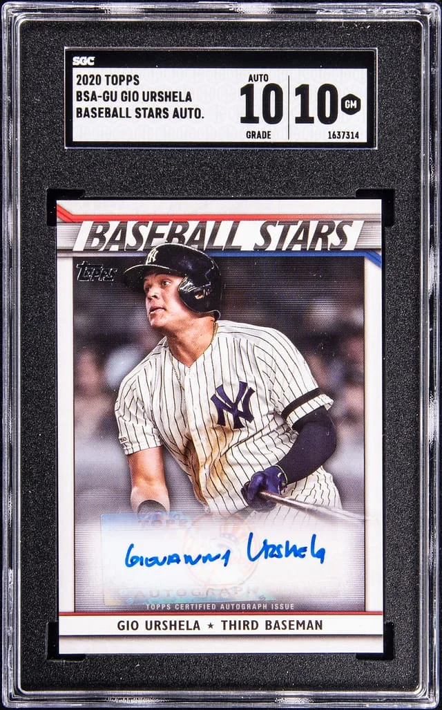 2020 Topps Baseball Gio Urshela Stars Autograph #BSA-GU card image