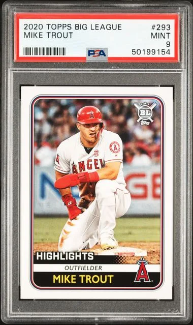2020 Topps Big Mike Trout League #293 card image