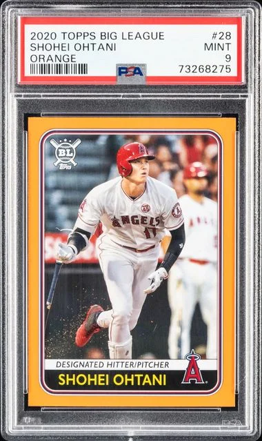2020 Topps Big Shohei Ohtani League Orange #28 card image