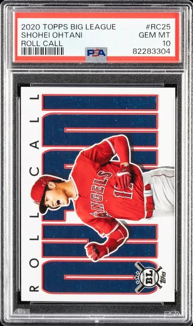 2020 Topps Big Shohei Ohtani League Roll Call #RC25 card image