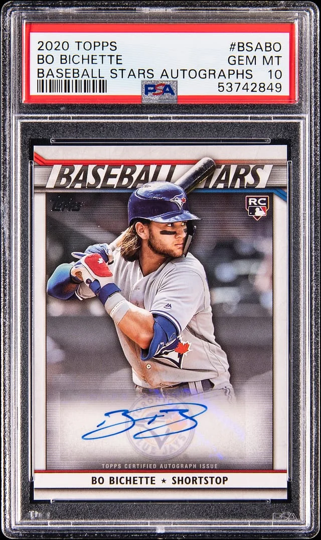 2020 Topps Bo Bichette Stars Autographs #BSA-BO card image