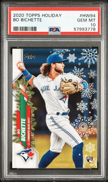 2020 Topps Bo Bichette Holiday #HW94 card image