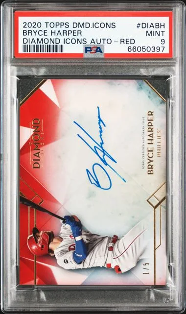 2020 Topps Bryce Harper Diamond Icons Diamond Icons Autographs #DIABH card image