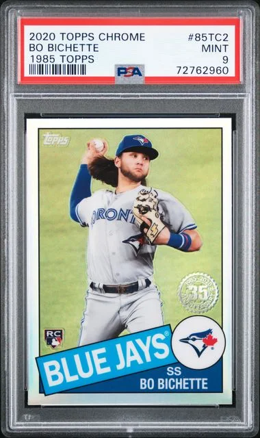 2020 Topps Chrome Bo Bichette 1985 Topps #85TC-2 card image