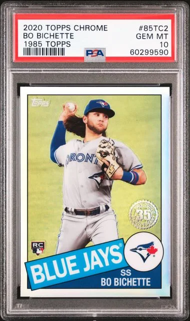 2020 Topps Chrome Bo Bichette 1985 Topps #85Tc2 card image