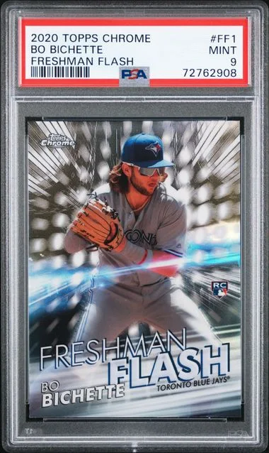 2020 Topps Chrome Bo Bichette Freshman Flash #FF-1 card image