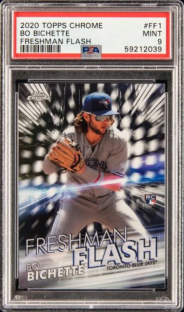 2020 Topps Chrome Bo Bichette Freshman Flash #FF1 card image