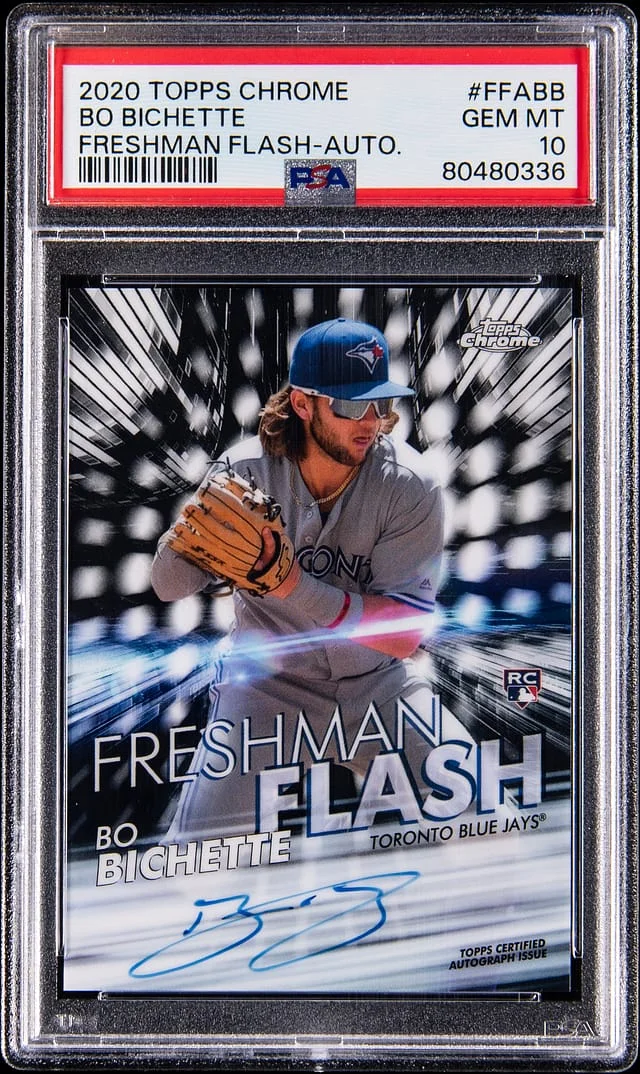 2020 Topps Chrome Bo Bichette Freshman Flash Autographs #FFA-BB card image