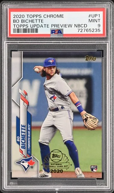 2020 Topps Chrome Bob Bichette Topps Update Preview NBCD #UP-1 card image