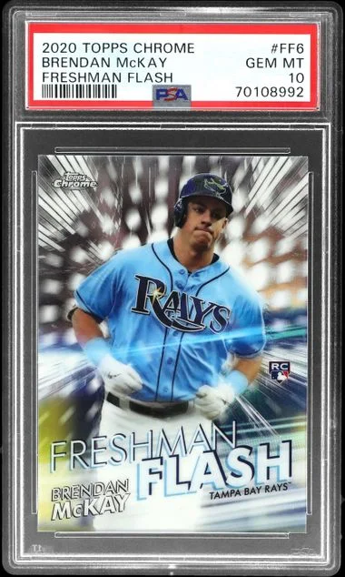 2020 Topps Chrome Brendan McKay Freshman Flash #FF-6 card image