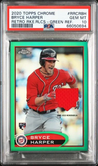 2020 Topps Chrome Bryce Harper Retro Relics #RRCRBH card image