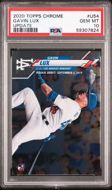 2020 Topps Chrome Gavin Lux #U-54 card image