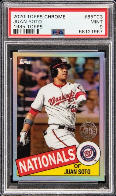 2020 Topps Chrome Juan Soto 1985 Topps #85TC-3 card image