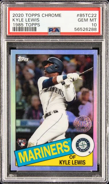 2020 Topps Chrome Kyle Lewis 1985 Topps #85TC22 card image