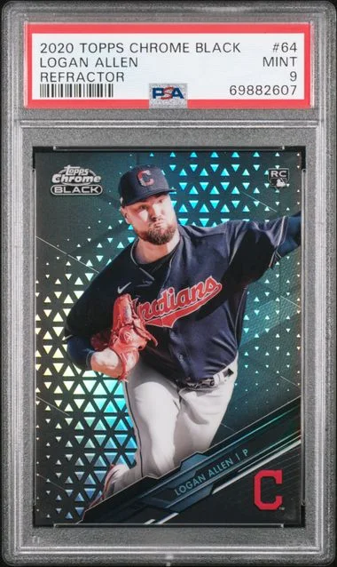 2020 Topps Chrome Logan Allen Refractor #64 card image