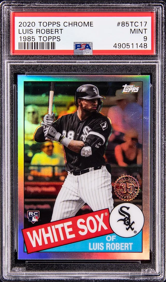 2020 Topps Chrome Luis Robert 1985 Topps #85TC-17 card image
