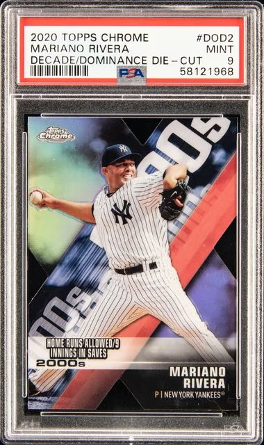 2020 Topps Chrome Mariano Rivera Decade Of Dominance Die-Cut #DOD-2 card image