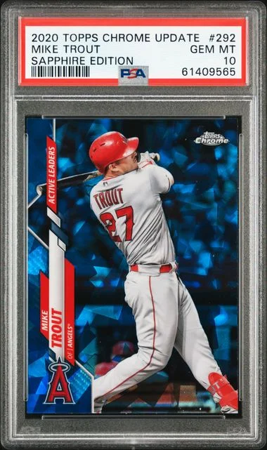 2020 Topps Chrome Mike Trout Edition #292 card image