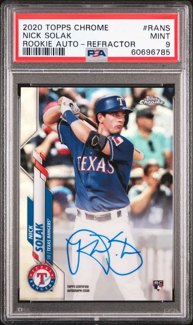 2020 Topps Chrome Nick Solak Autograph #RANS card image
