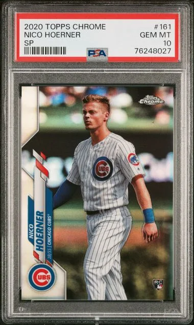 2020 Topps Chrome Nico Hoerner Refractor #161 card image