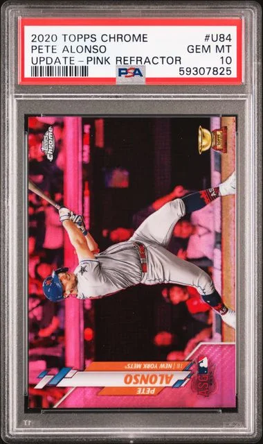 2020 Topps Chrome Pete Alonso Update# #U-84 card image