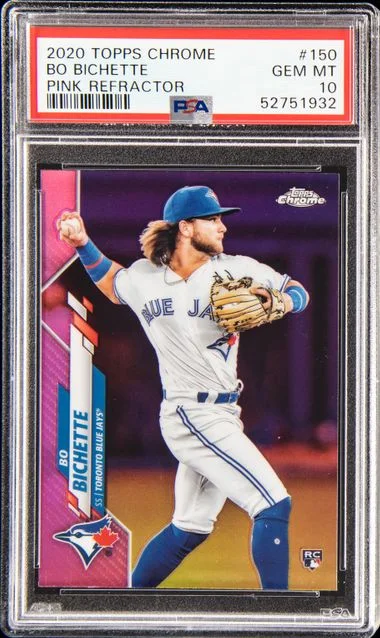 2020 Topps Chrome Pink Refractor#150 Bo Bichette #no-number card image
