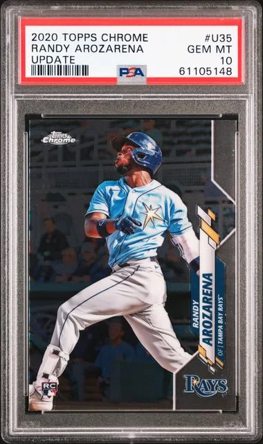 2020 Topps Chrome Randy Arozarena #U35 card image