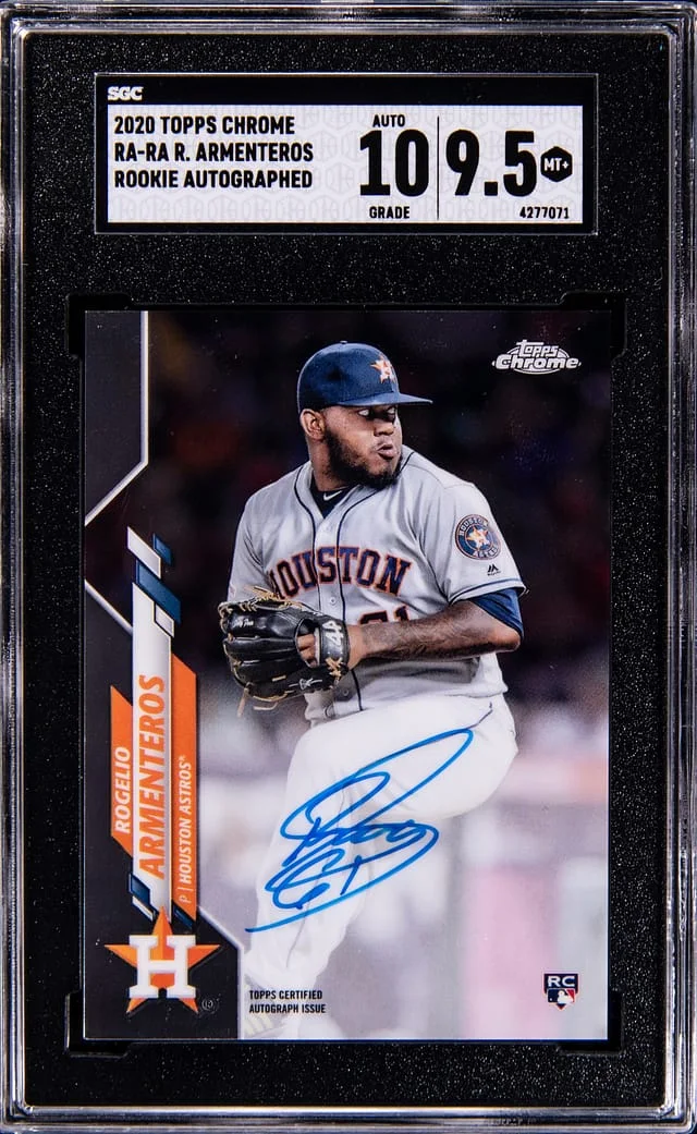 2020 Topps Chrome Rogelio Armenteros Autographed #RA-RA card image