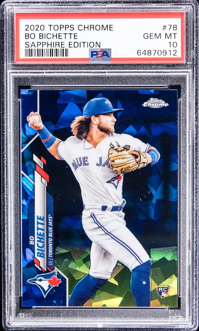 2020 Topps Chrome Sapphire Edition Bo Bichette #78 card image