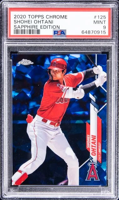 2020 Topps Chrome Sapphire Edition Shohei Ohtani #125 card image