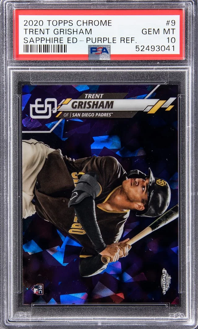 2020 Topps Chrome Sapphire Edition Trent Girsham Purple Refractor #9 card image