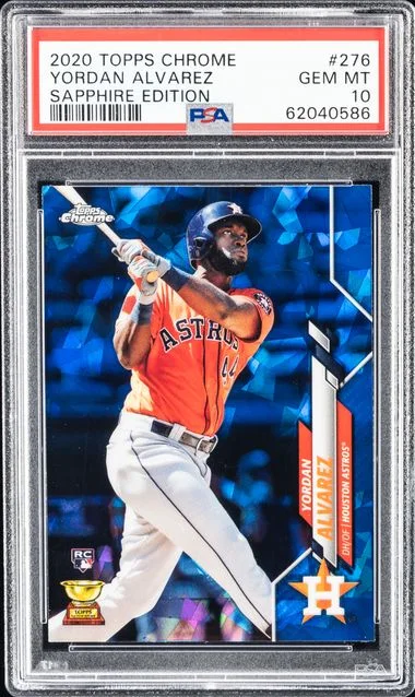 2020 Topps Chrome Sapphire Edition Yordan Alvarez #276 card image