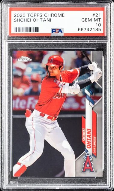2020 Topps Chrome Shohei Ohtani #21 card image
