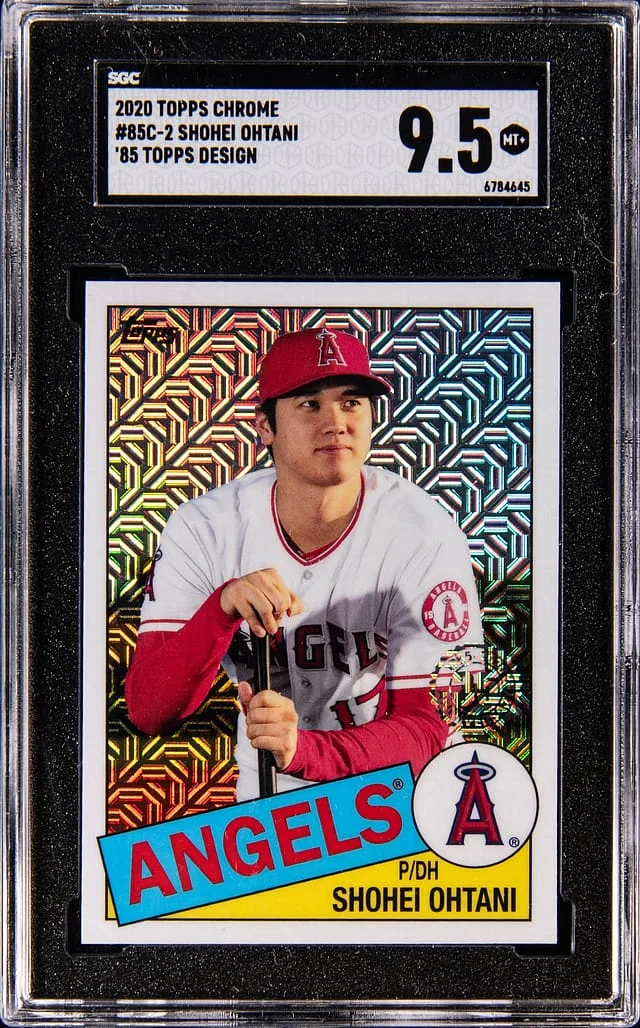 2020 Topps Chrome Shohei Ohtani 85 Topps Design #85C-2 card image