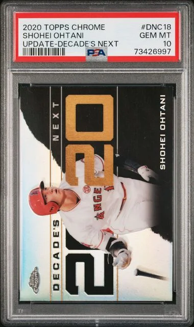 2020 Topps Chrome Shohei Ohtani Decade'S Next #Dnc18 card image