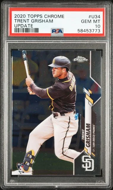 2020 Topps Chrome Trent Grisham #U34 card image
