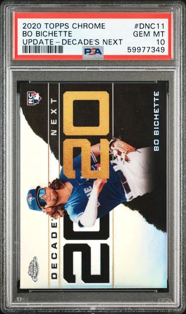 2020 Topps Chrome Update Bo Bichette Decade's Next #DNC11 card image