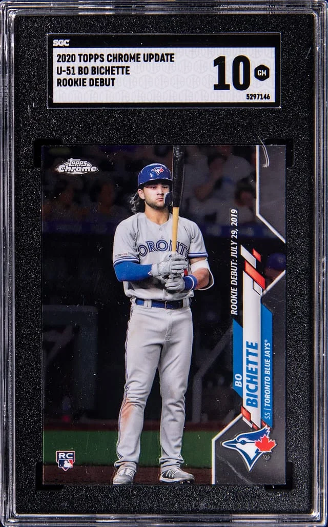 2020 Topps Chrome Update Bo Bichette Debut #U-51 card image