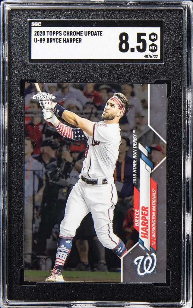 2020 Topps Chrome Update Bryce Harper #U-89 card image