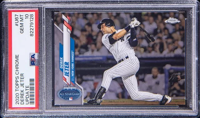 2020 Topps Chrome Update Derek Jeter #U87 card image