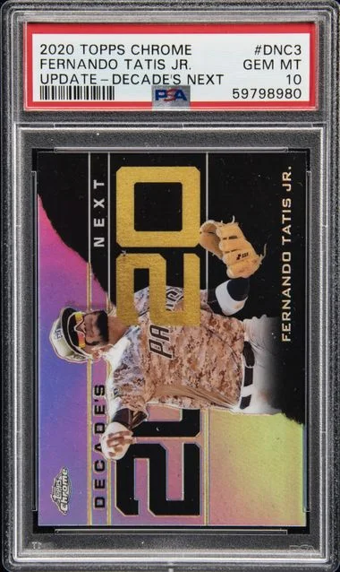 2020 Topps Chrome Update Fernando Tatis Jr. Decade's Next #DNC-3 card image