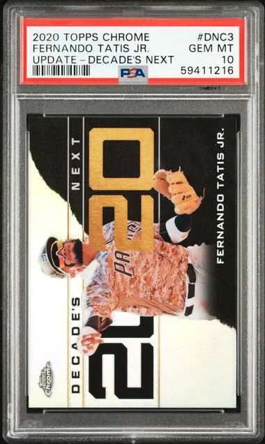 2020 Topps Chrome Update Fernando Tatis Jr. Decade's Next #DNC3 card image