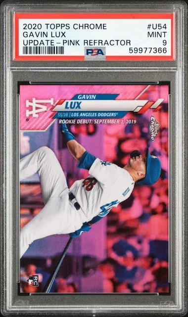2020 Topps Chrome Update Gavin Lux #U54 card image