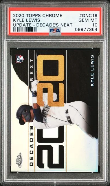 2020 Topps Chrome Update Kyle Lewis Decade's Next #DNC19 card image